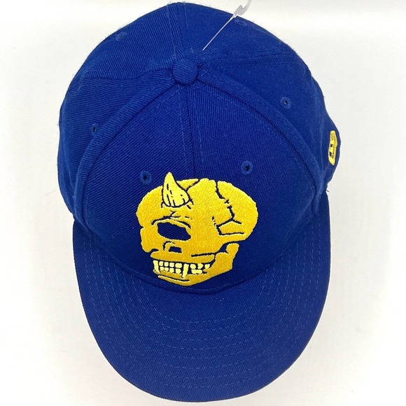 Rare New Era x Mishka NYC Cyco Simon 59FIFTY 7 3/4 Blue Yellow Embroidered NWOT - Picture 6 of 9